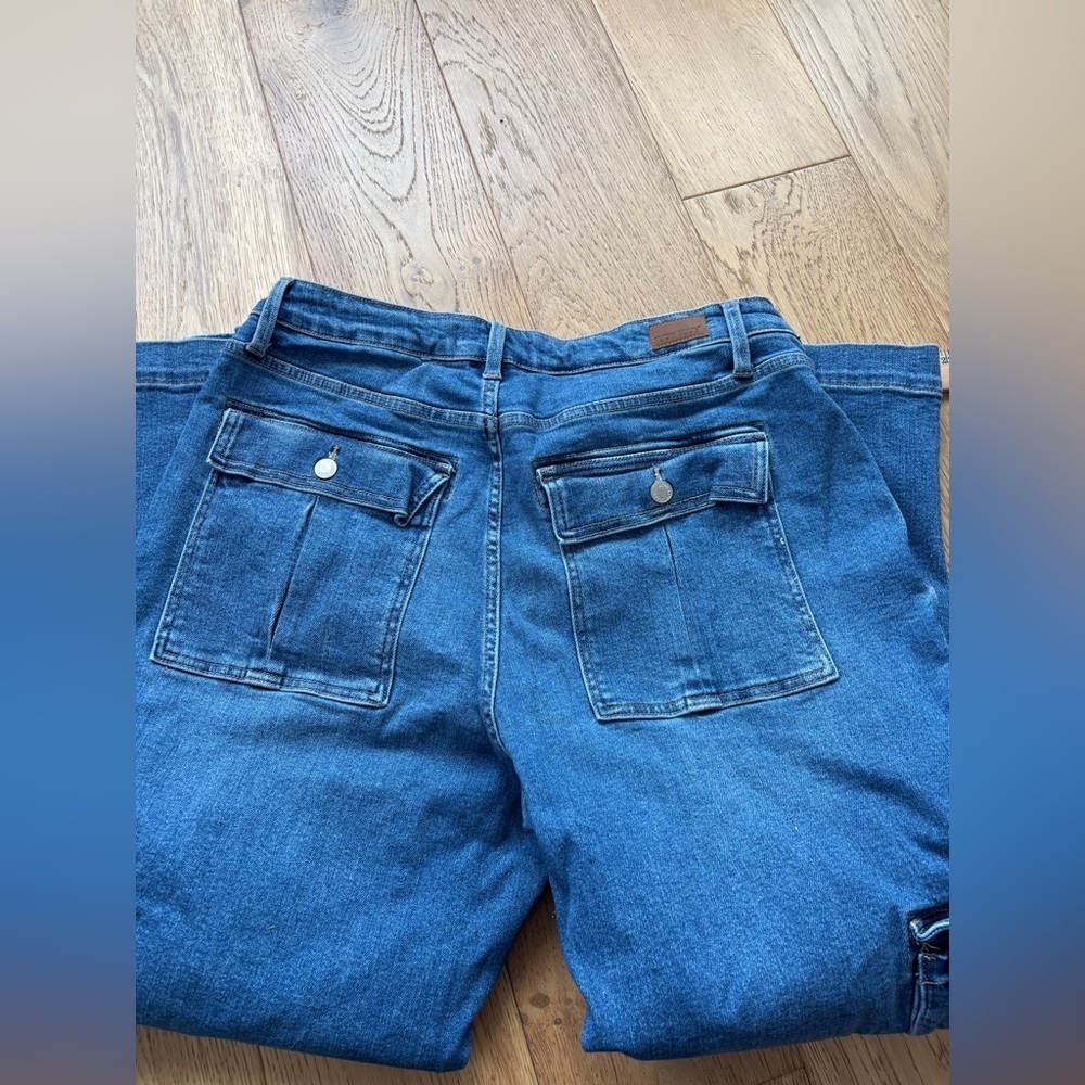 Judy Blue high waist wide leg cargo jeans 18 - Picture 8 of 8